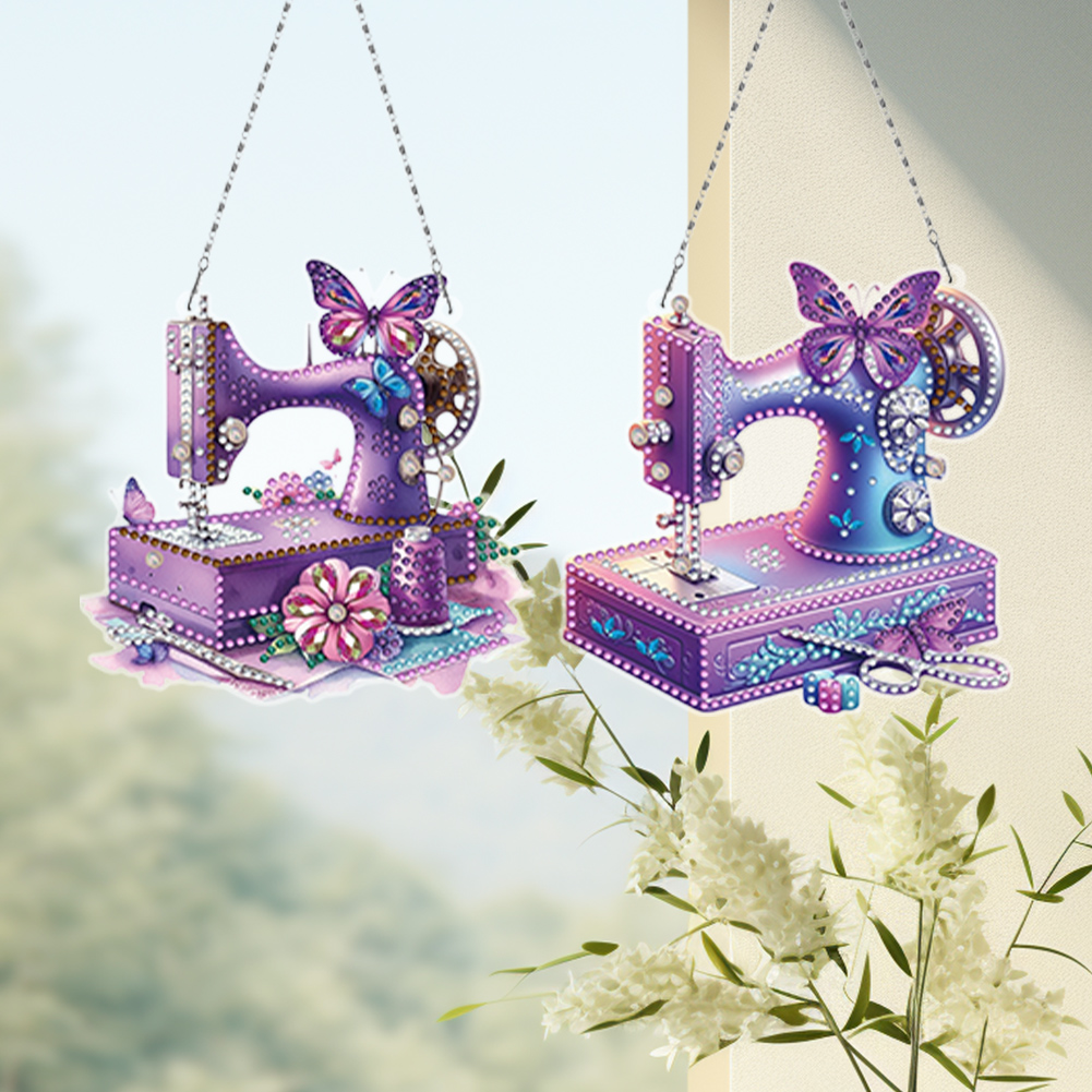 2pcs Sewing Machine Theme 2D F - đánh giá và giá Resin Art Machine