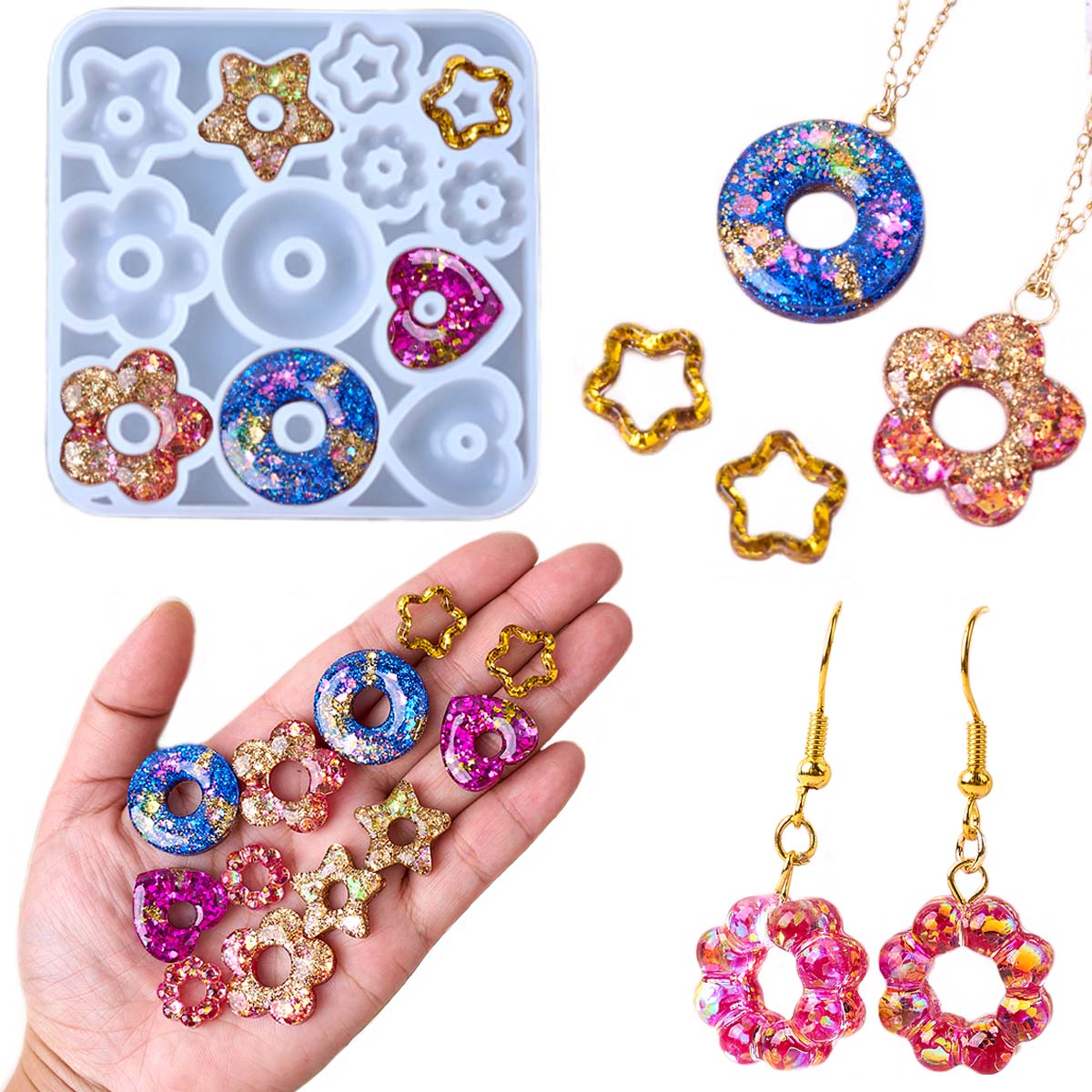 Multifuntional Jewelry Silicon - đánh giá và giá Resin Art Mold
