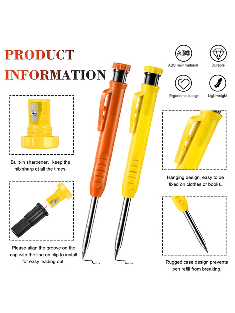 Solid Carpenter Pencil Set Woo - đánh giá và giá Staedtler Pencil Lumocolor