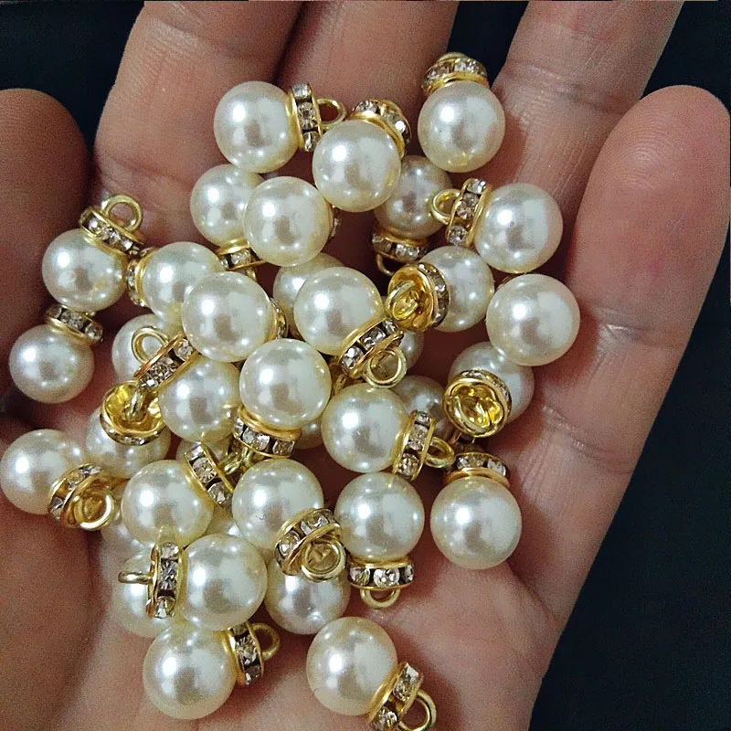 30Pcs Round Pearl Diamond Pend - đánh giá và giá Resin Art For Wedding Gift
