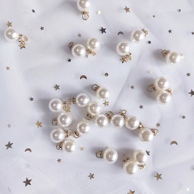 30Pcs Round Pearl Diamond Pend - đánh giá và giá Resin Art For Wedding Gift