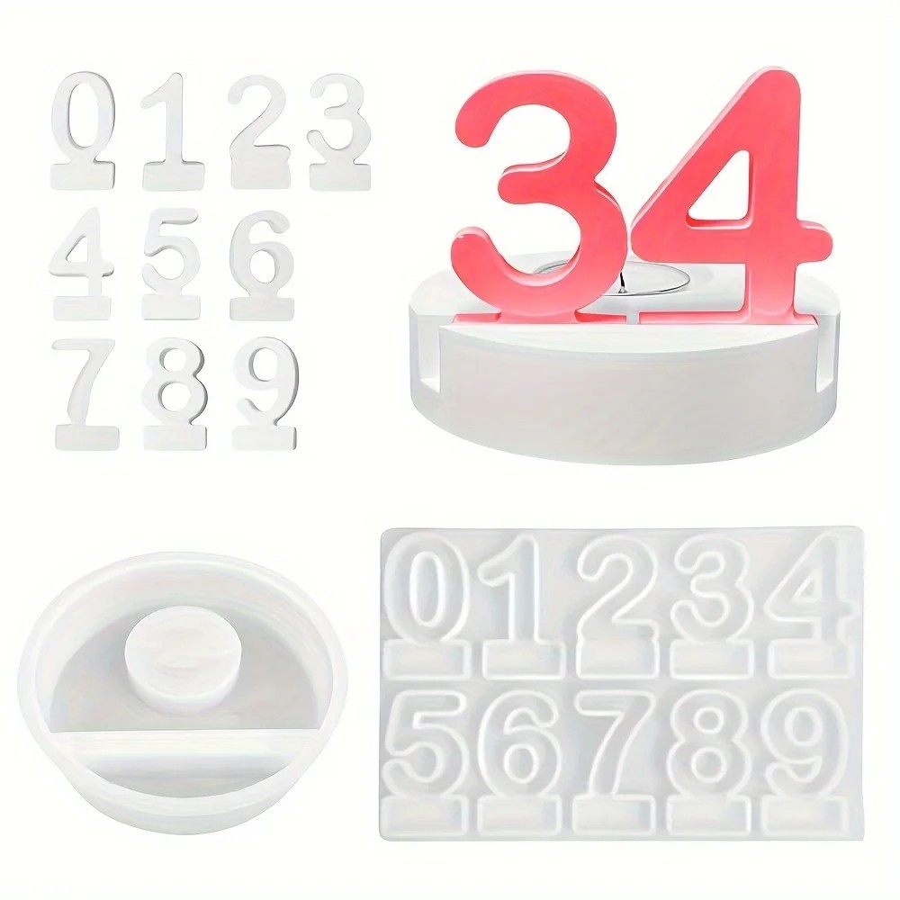 2pc Birthday Cake Silicones Mo - đánh giá và giá Resin Art Mold