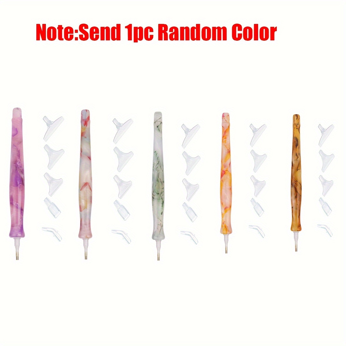 1pc Random Color Resin Retro D - đánh giá và giá Resin Art Pen