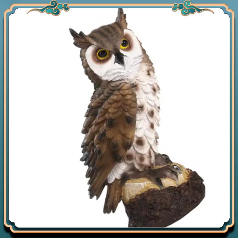 (New)-Resin Owl Statue Bird Ga - đánh giá và giá Resin Art Sculptures