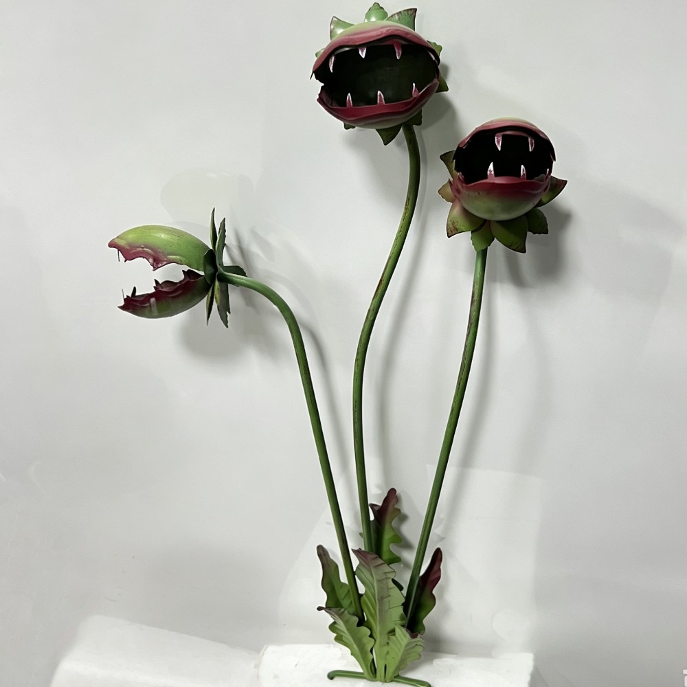 Carnivorous Flower Garden Stak - đánh giá và giá Resin Art Sculptures