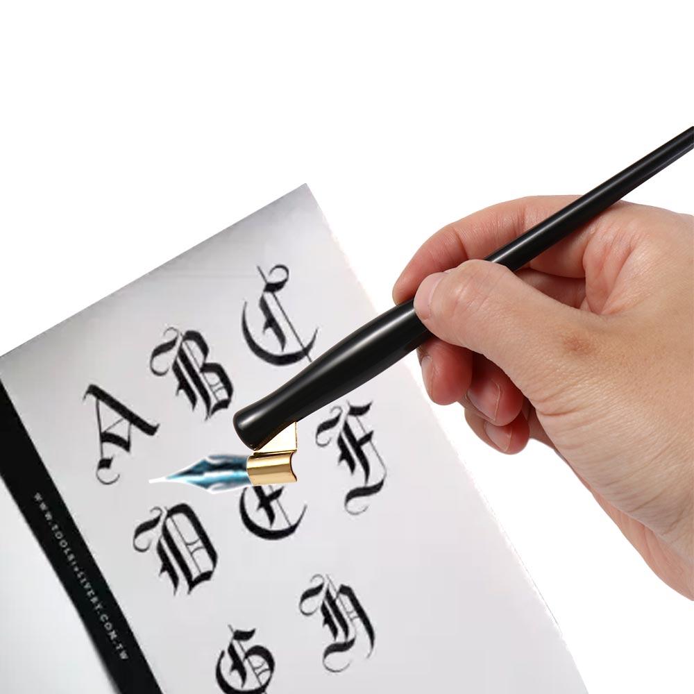 Oblique Dip Pen Holder English - đánh giá và giá Resin Art Pen