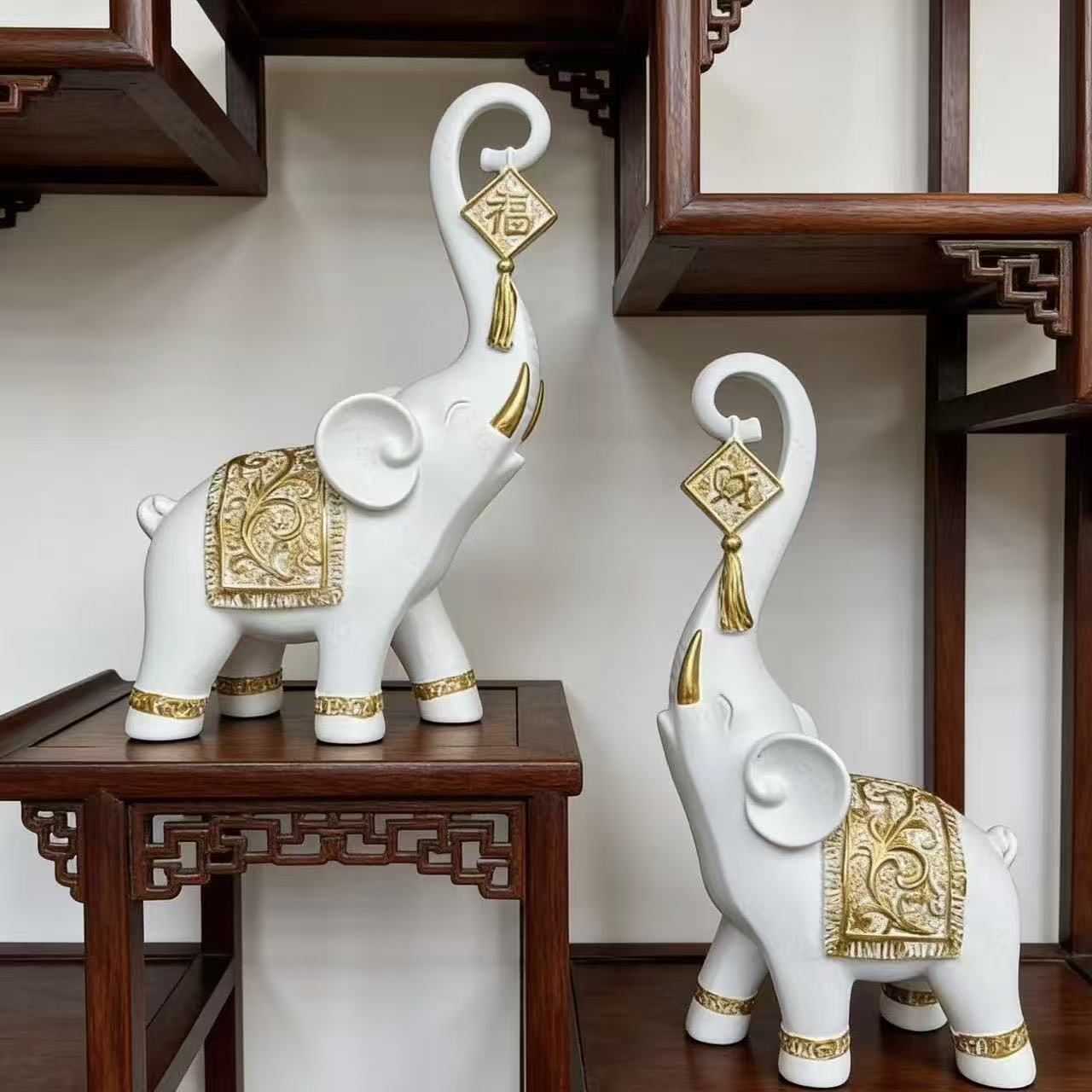 One Pair Chinese Style Lucky W - đánh giá và giá Resin Art For Wedding Gift