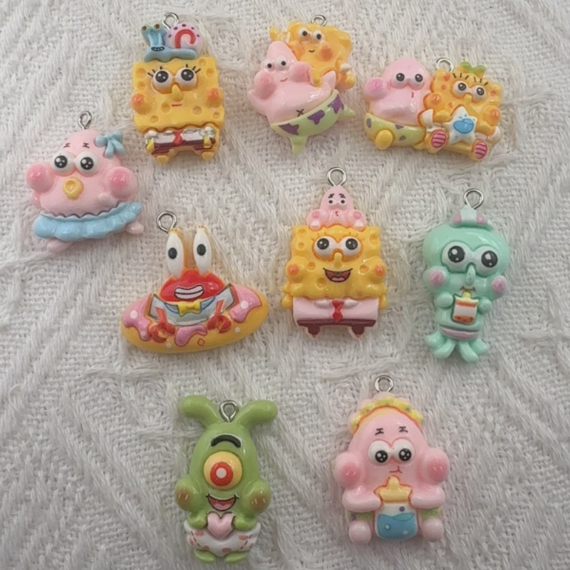 10pcs cartoon resin pendant, D - đánh giá và giá Resin Art Supplies Near Me